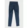 Blue skinny jeans