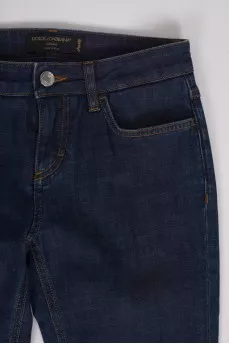 Navy blue jeans with tag