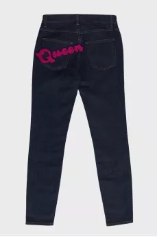Navy blue jeans with tag