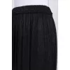 Pleated mini skirt with tag