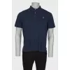 Men's blue polo shirt