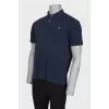 Men's blue polo shirt