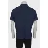 Men's blue polo shirt