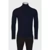 Men's wool golf, with a tag