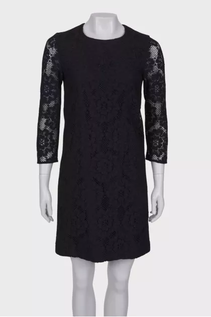 Lace black dress