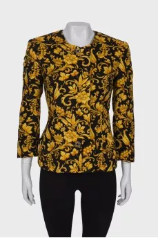 Vintage floral blazer