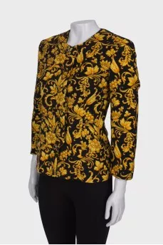 Vintage floral blazer