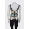 Corset top with lace