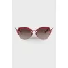 Sunglasses with crimson frame 