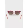 Sunglasses with crimson frame 