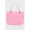 Pink embossed bag