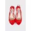 Suede heeled sandals