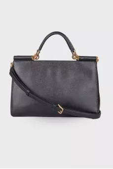 Black bag with gold hardware
