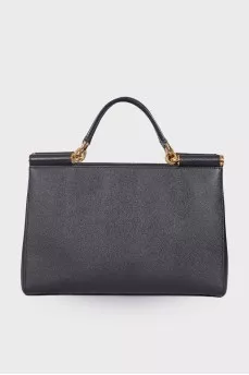 Black bag with gold hardware