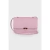 Purple leather bag