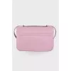 Purple leather bag