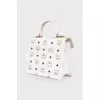 White bag with brand logo