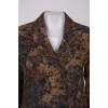 Jacquard coat with buttons