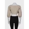 Wrap linen top