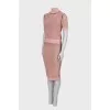 Combination suit with micro mesh