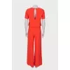 Coral loose jumpsuit