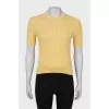 Yellow jersey T-shirt