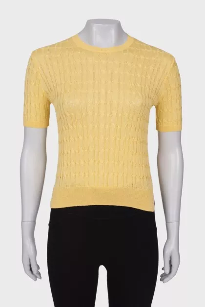 Yellow jersey T-shirt