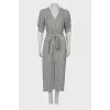 Maxi dress with buttons