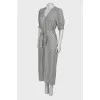 Maxi dress with buttons