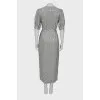 Maxi dress with buttons