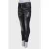 Paint stained jeans