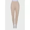 Beige sports pants