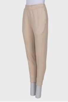 Beige sports pants