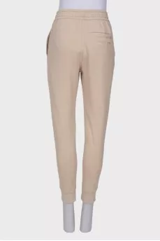 Beige sports pants