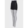 Shorts with rhinestones on the sides