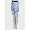 Light blue loose fit shorts