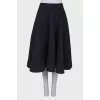 A-line midi skirt
