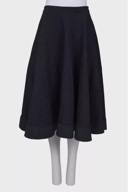 A-line midi skirt