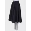 A-line midi skirt
