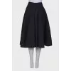 A-line midi skirt