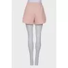 Pink brand print shorts