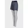Gray loose fit shorts
