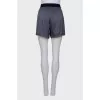 Gray loose fit shorts