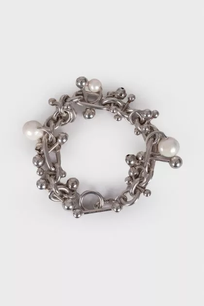 Bracelet with pearls