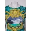 Printed straight fit T-shirt