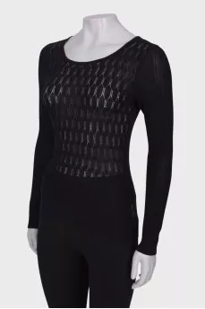 Black longsleeve with a pattern