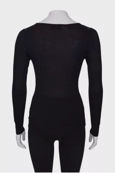 Black longsleeve with a pattern