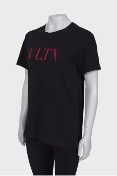 Black long t-shirt