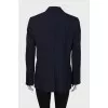 Dark blue striped jacket 