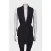Black tie waistcoat